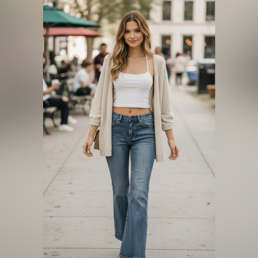 Elegant Indigo Flare Women's Jeans